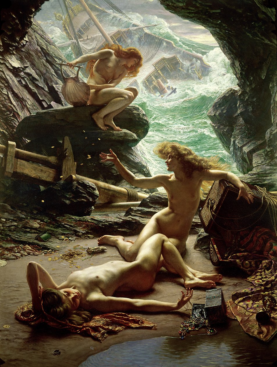 A Caverna das Ninfas da Tempestade, 1903 de Edward John Poynter