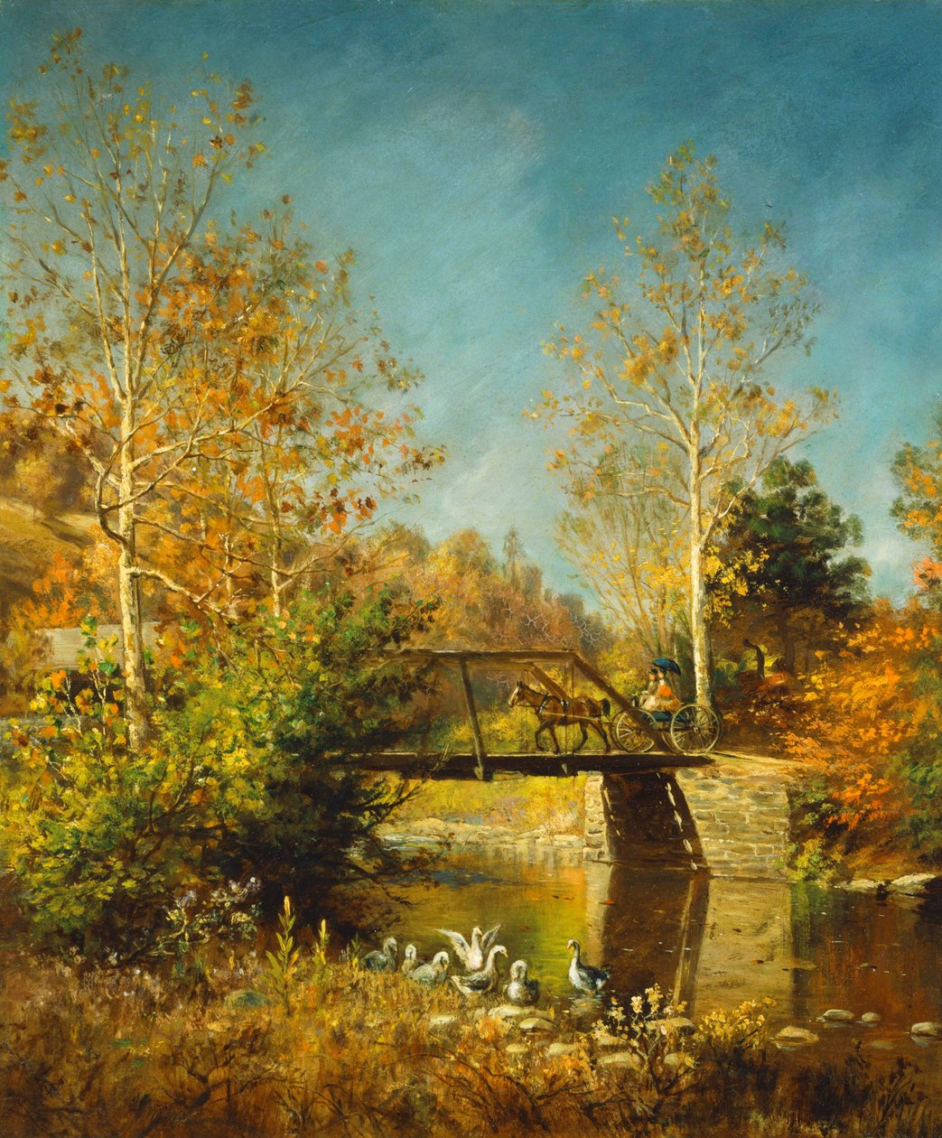 Indo para a cidade de Edward Lamson Henry