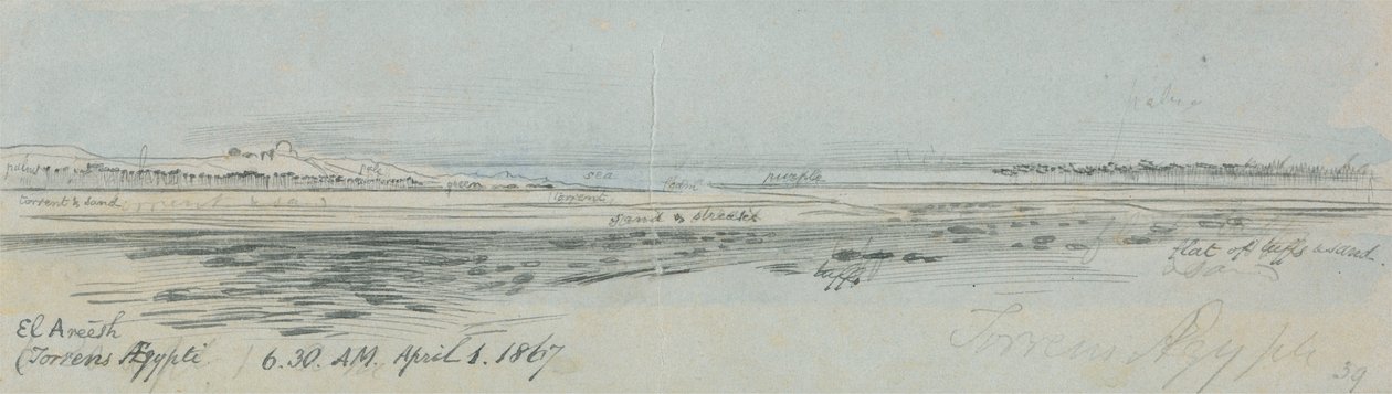 EL Areesh (pressa Egipto) de Edward Lear