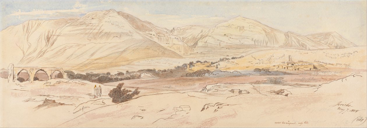 Jericó, 7 de maio de 1858 (157) de Edward Lear