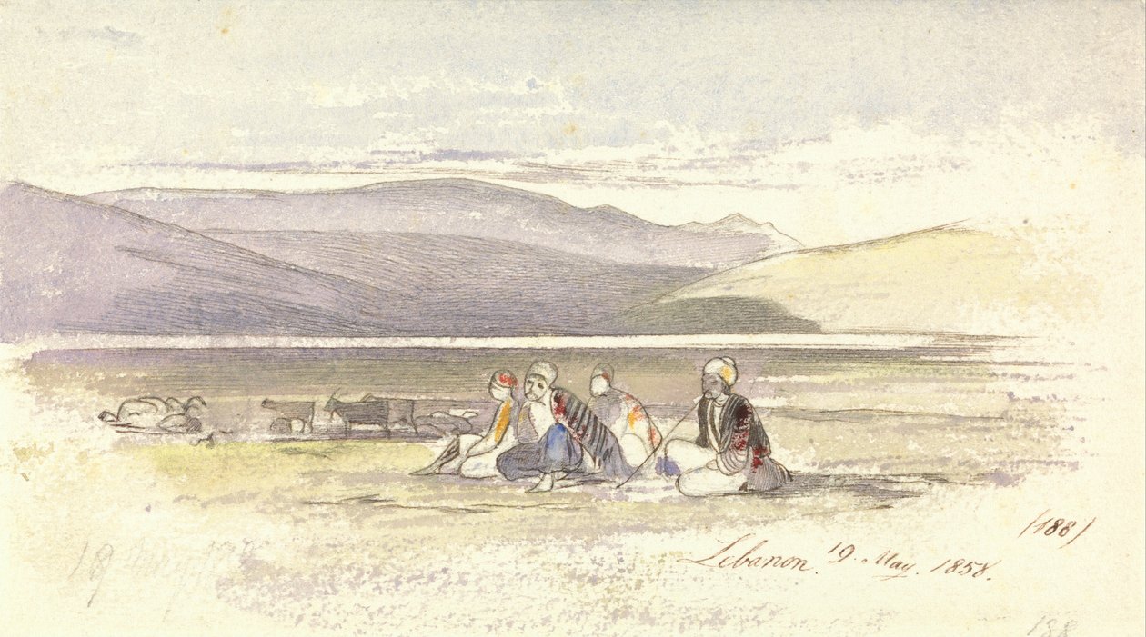 Líbano de Edward Lear