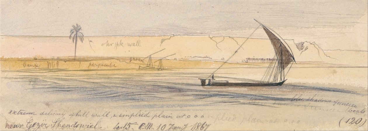 Perto de Gezir Shendowiel de Edward Lear
