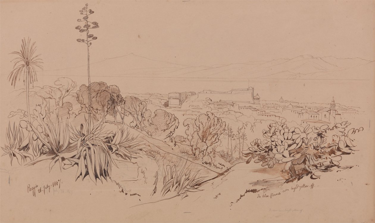 Reggio, 26 de julho de 1847 de Edward Lear