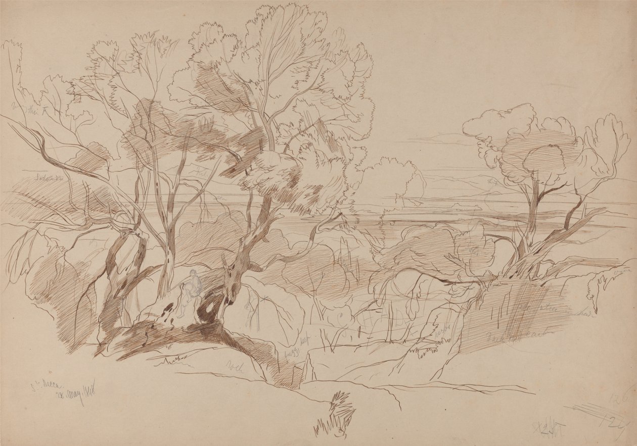 Santa Decca, Corfu de Edward Lear