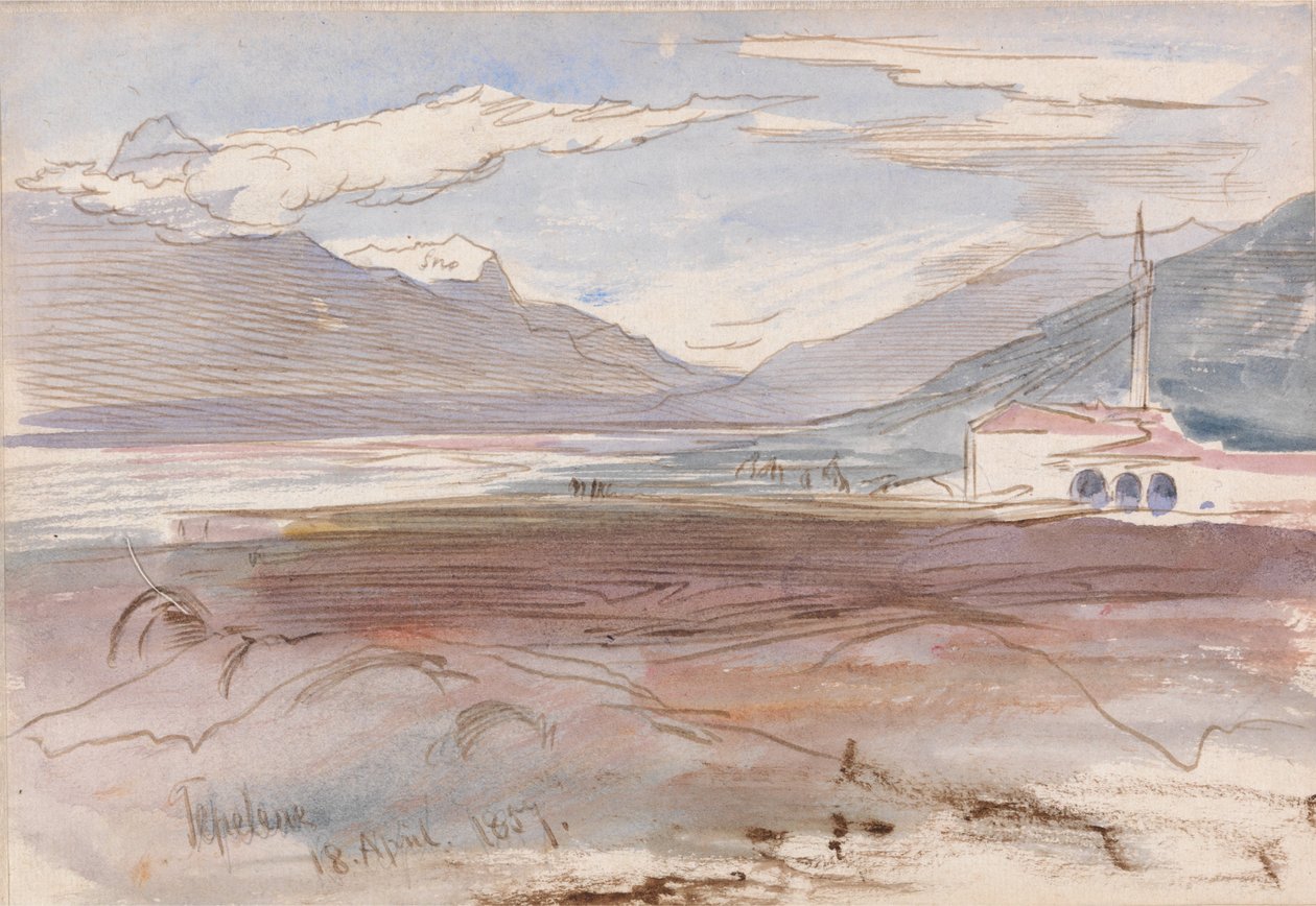 Tepelene, 18 de abril de 1857 de Edward Lear
