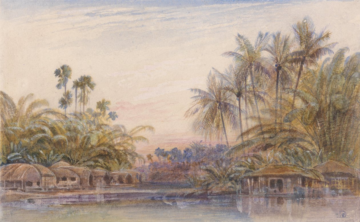Tollygunge, Calcutá de Edward Lear