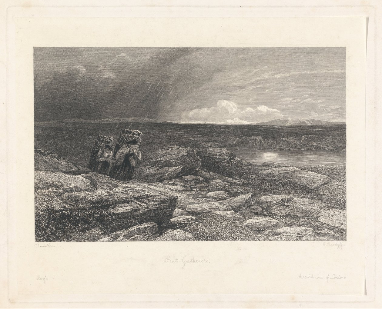 Peat-Gatherers de Edward Radclyffe