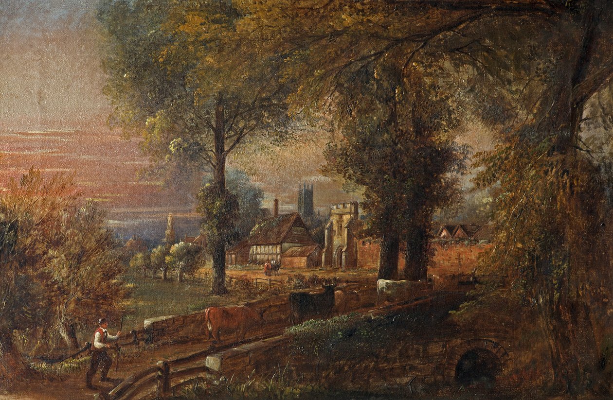 Llanthony, Gloucester, 1870 de Edward Smith