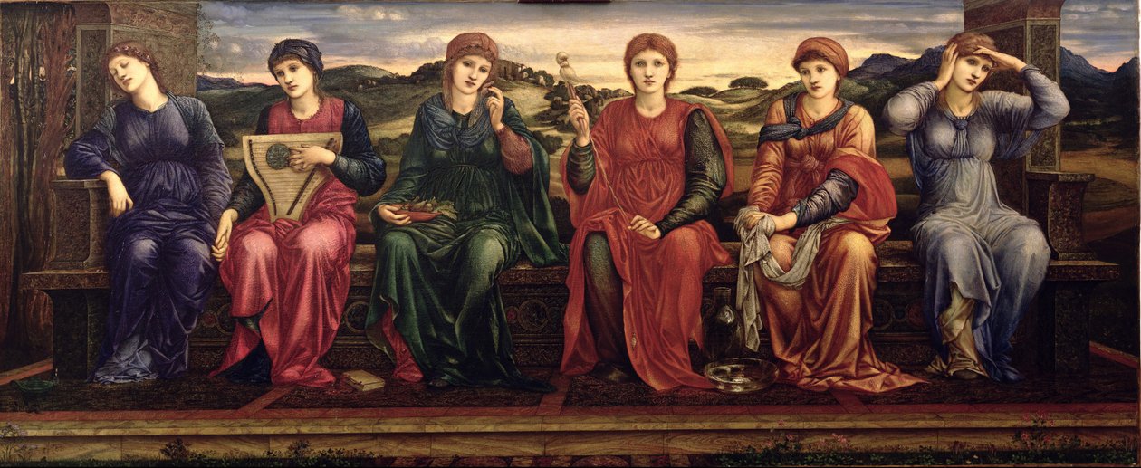 As Horas, 1870-82 de Edward Burne Jones
