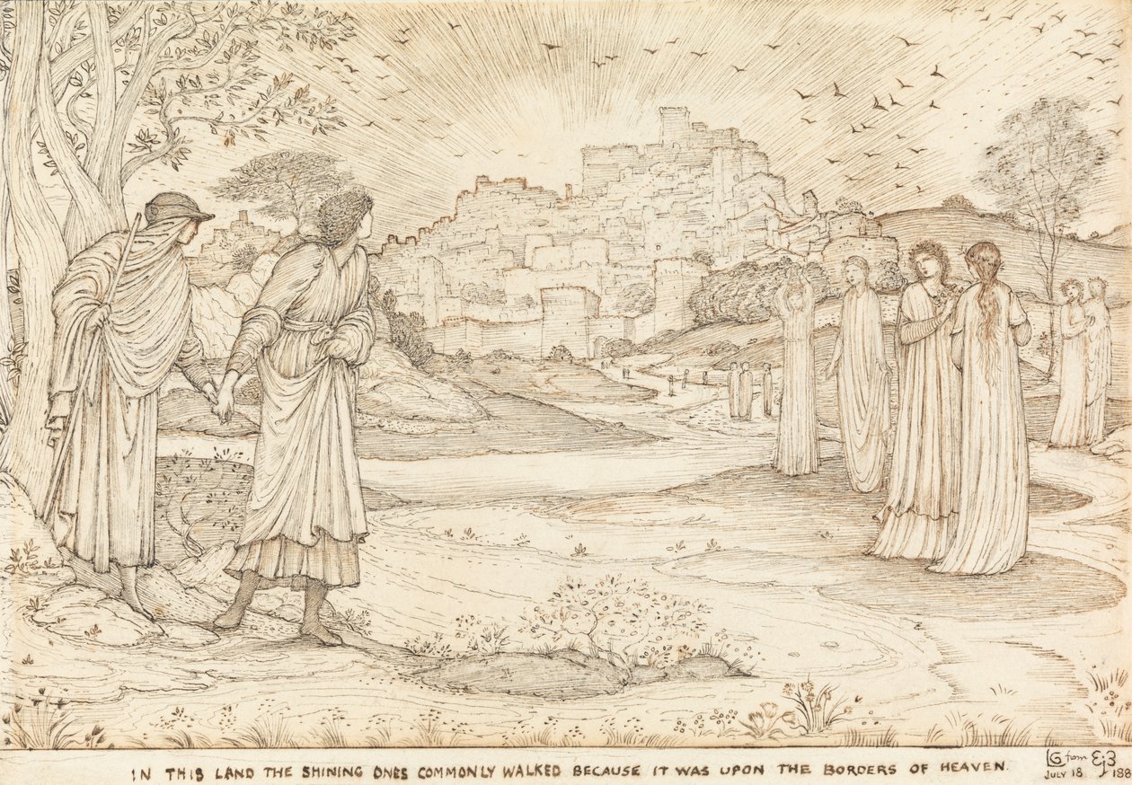 A Terra de Beulah de Edward Burne Jones