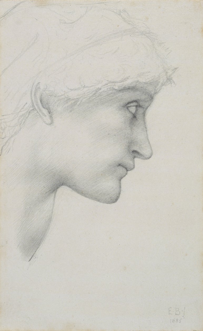 Cabeça de Edward Coley Burne Jones