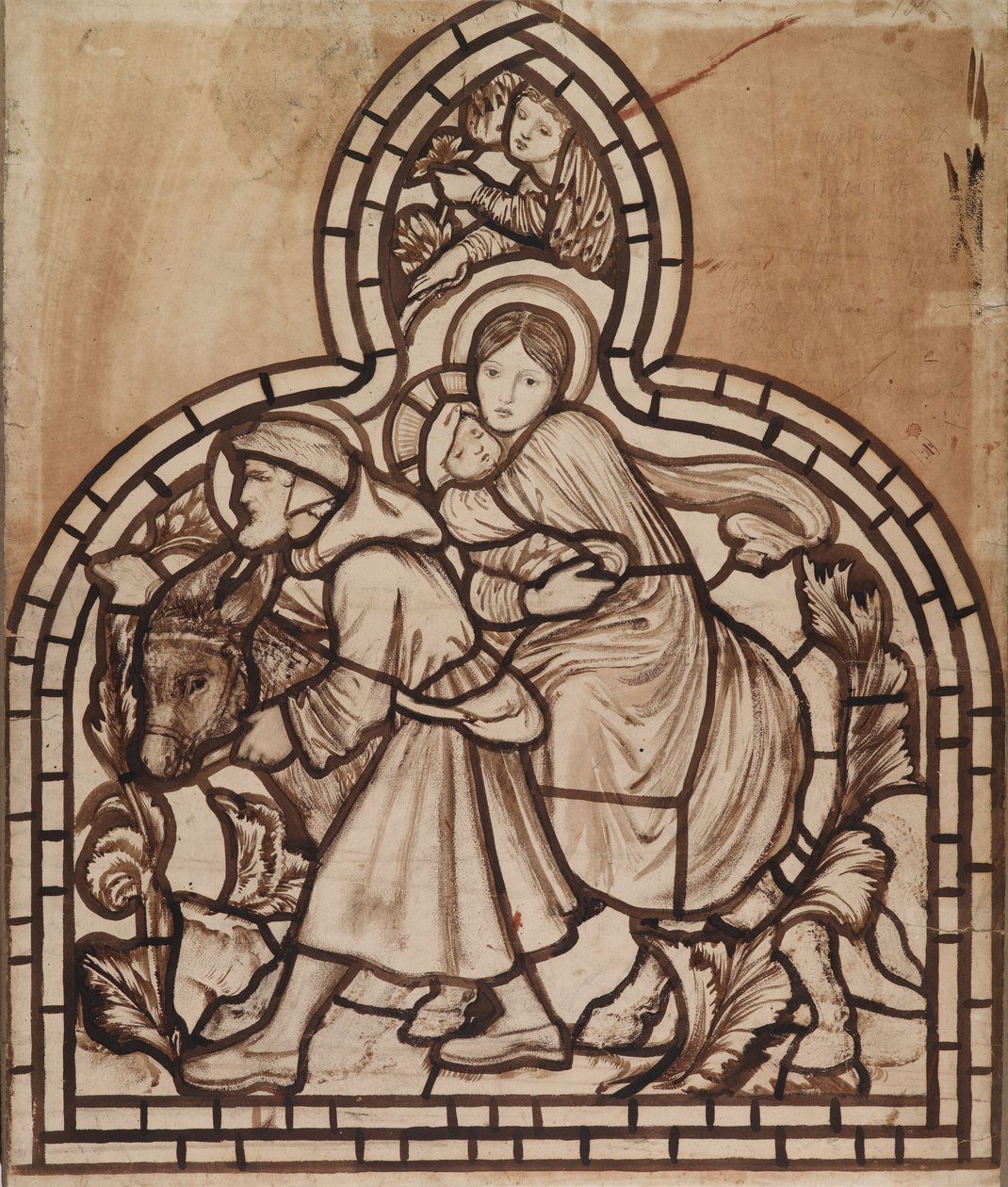 A fuga para o Egito de Edward Burne Jones