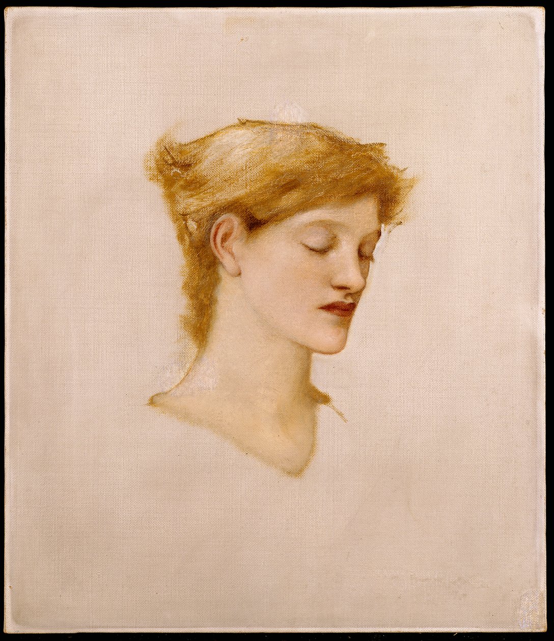 A cabeça de uma mulher de Edward Burne Jones