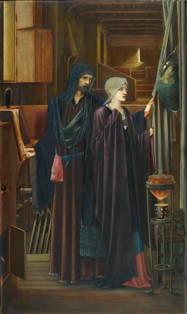 O Mago, 1898 de Edward Burne Jones