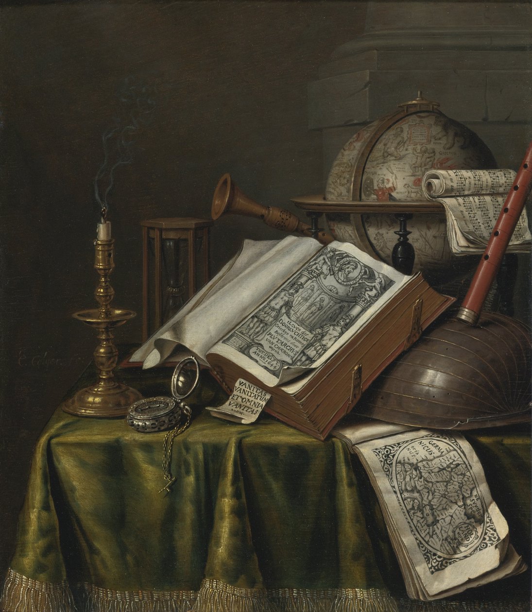 Vanitas Still Life de Edward Collier