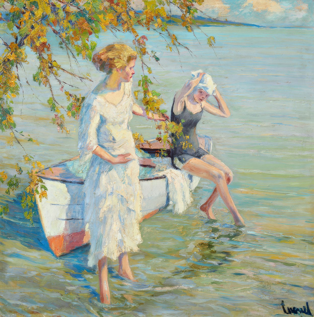 "Na casa de banho" de Edward Cucuel