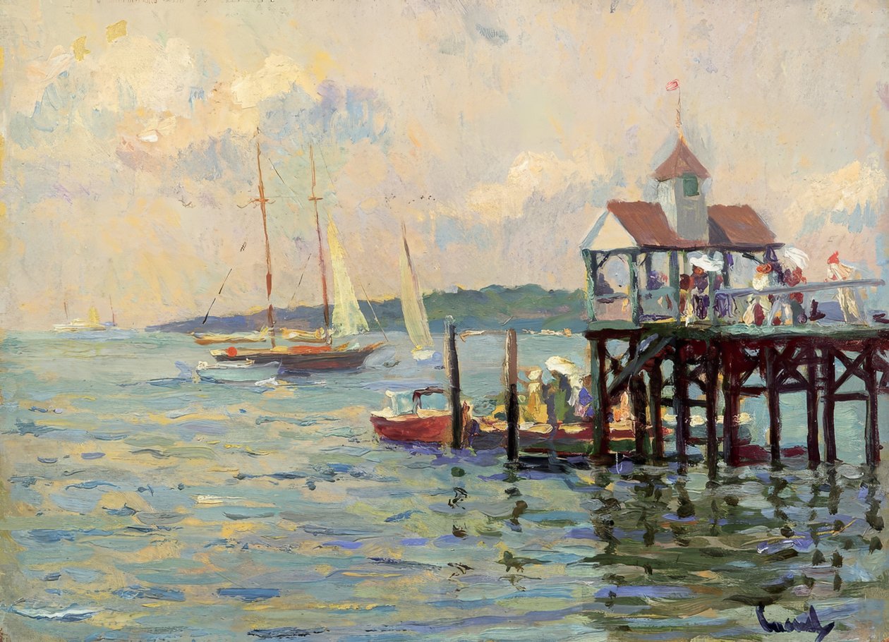 Pontão no lago de Edward Cucuel