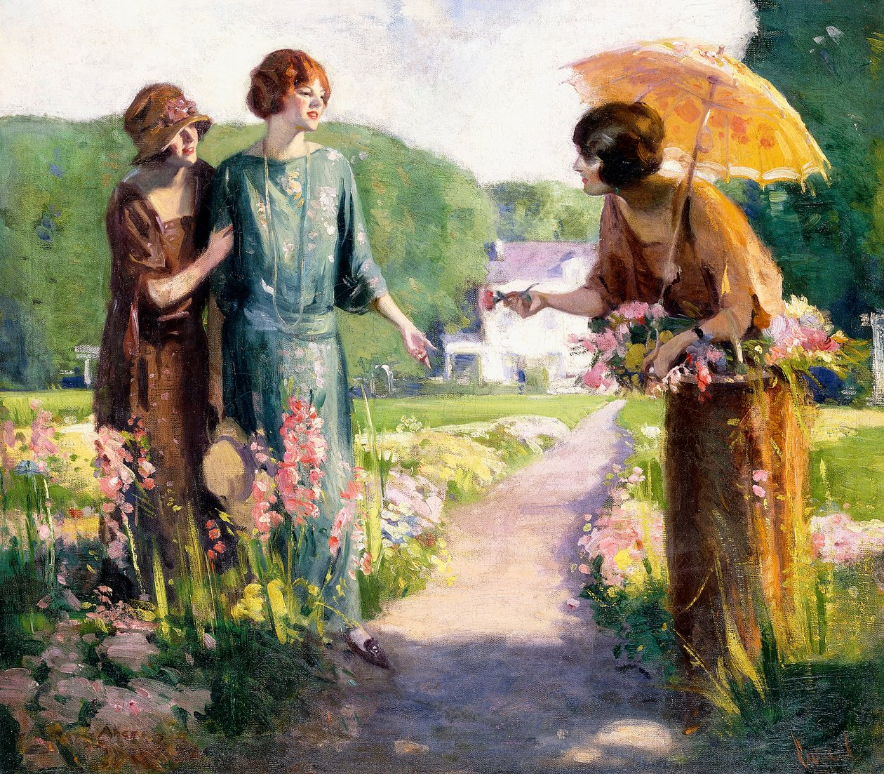 Apanhar flores de Edward Cucuel
