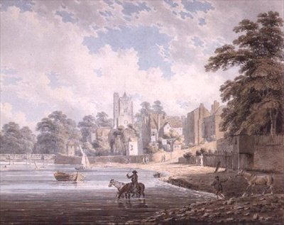 O rio Tâmisa em Putney de Edward Dayes