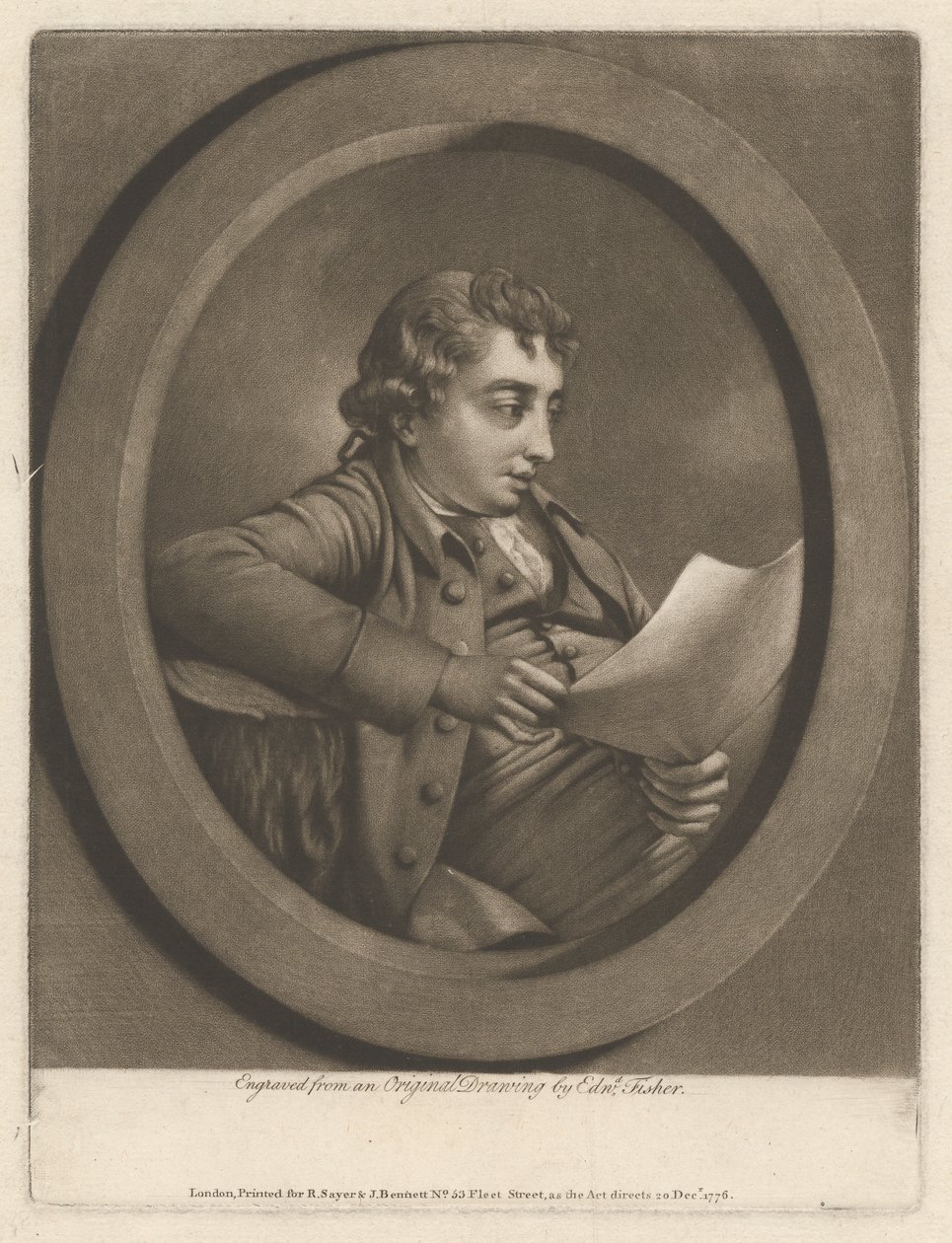 Burchell Reading the Ballad de Edward Fisher