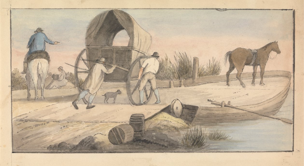 Embarque no Ferry de Edward Francis Burney