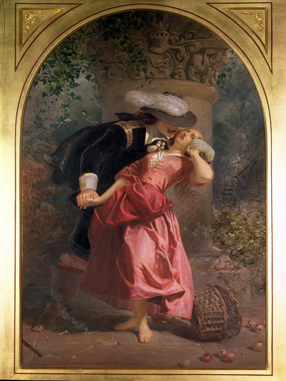 A sedução, 1857 de Edward Henry Corbould