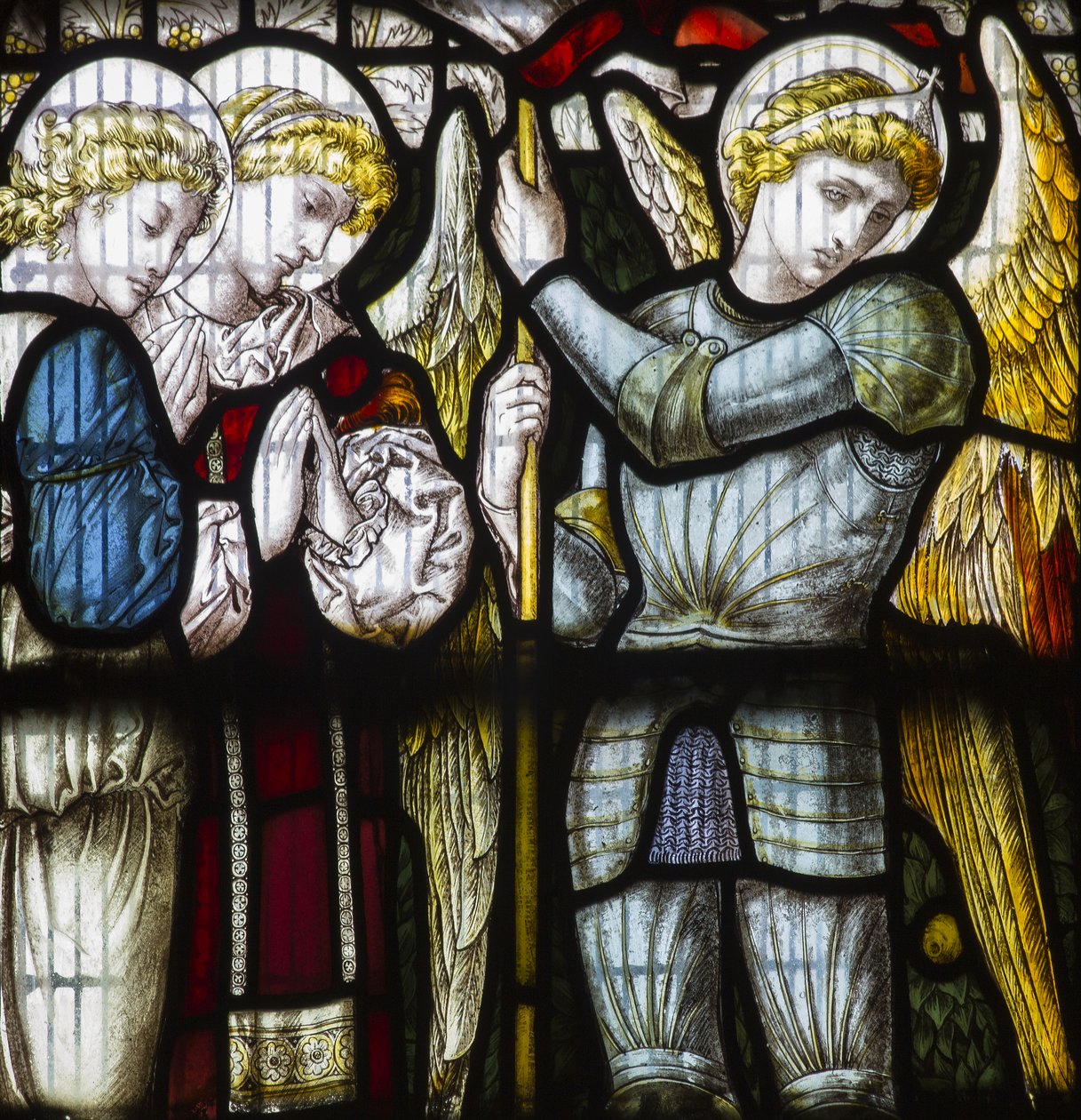 Anjos, 1882 (vitral) de Edward Holmes Jewitt