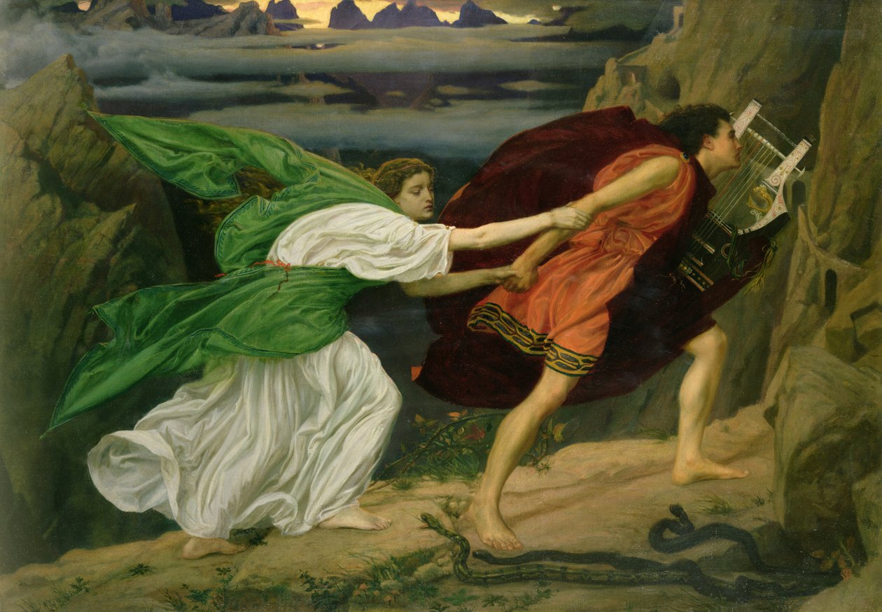 Orfeu e Eurídice, 1862 de Edward John Poynter