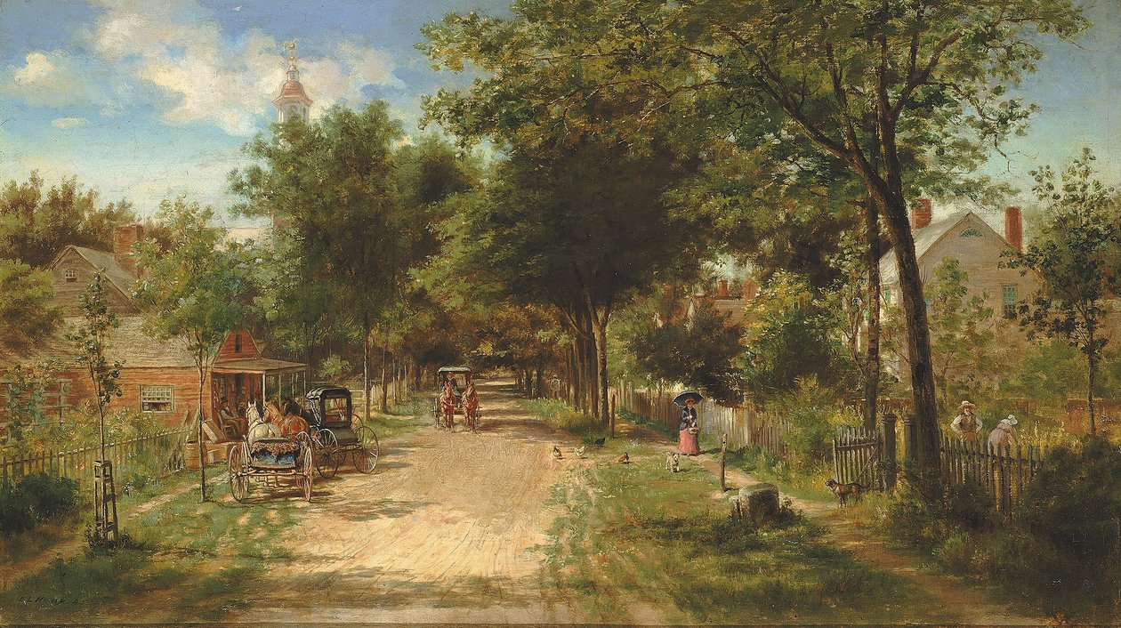 A loja do campo de Edward Lamson Henry