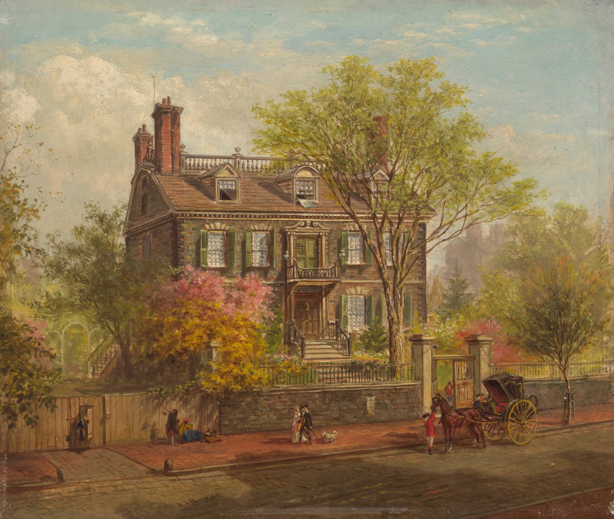 A Casa John Hancock de Edward Lamson Henry