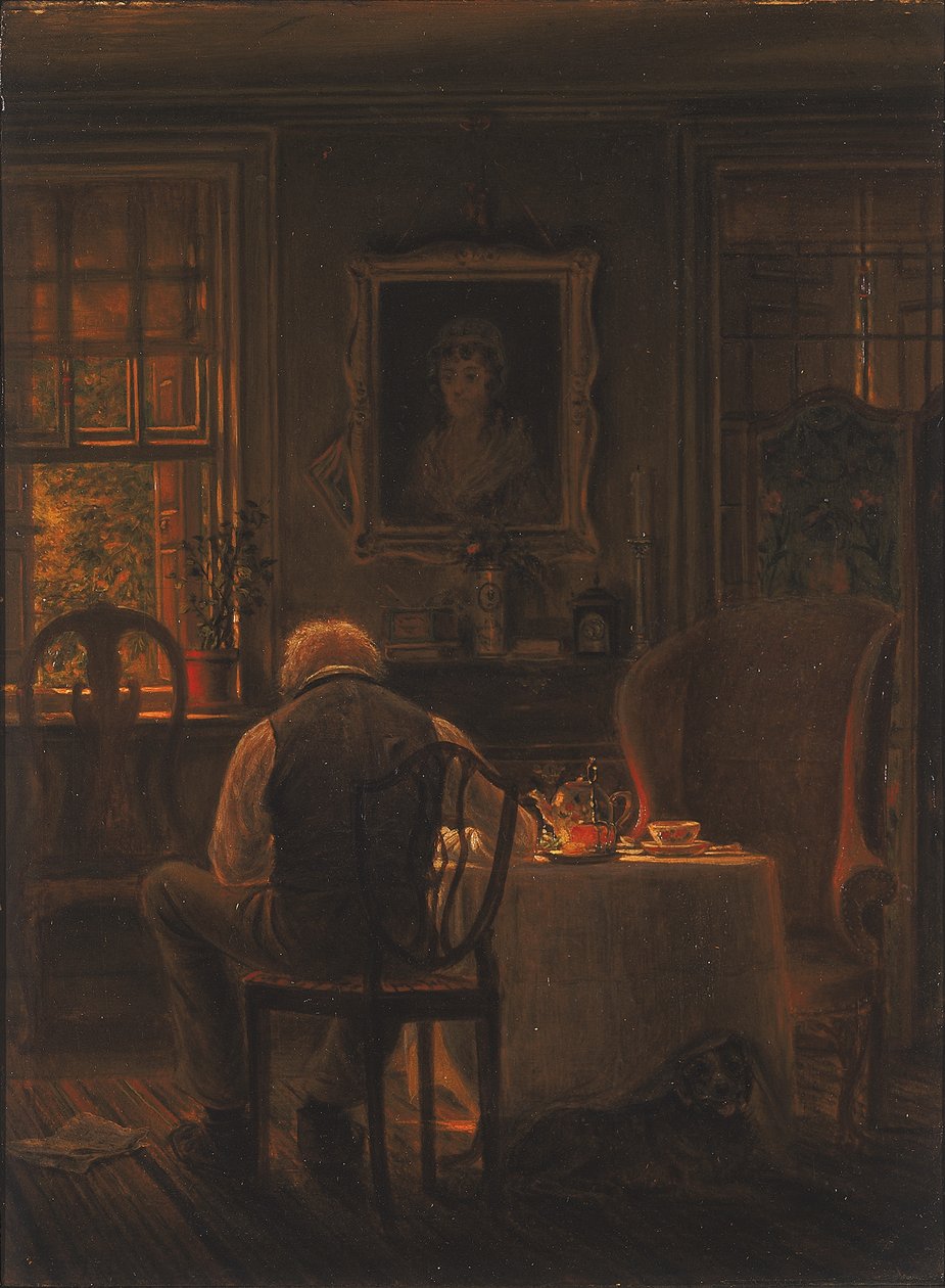 O Viúvo, 1873. de Edward Lamson Henry