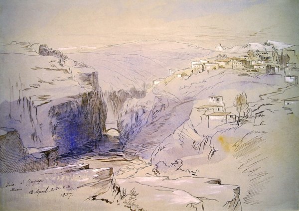 Baia, Zagora, Albânia de Edward Lear