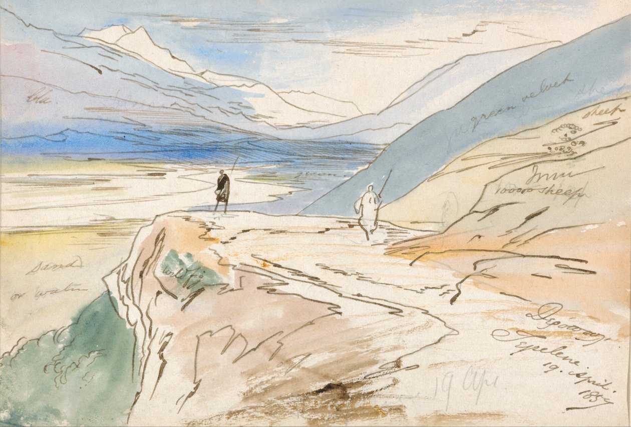 Tepelene, 19 de abril de 1857 de Edward Lear