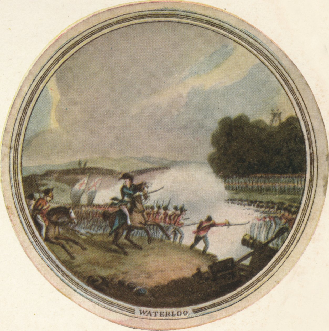 Batalha de Waterloo, 1815, 1910 de Edward Orme