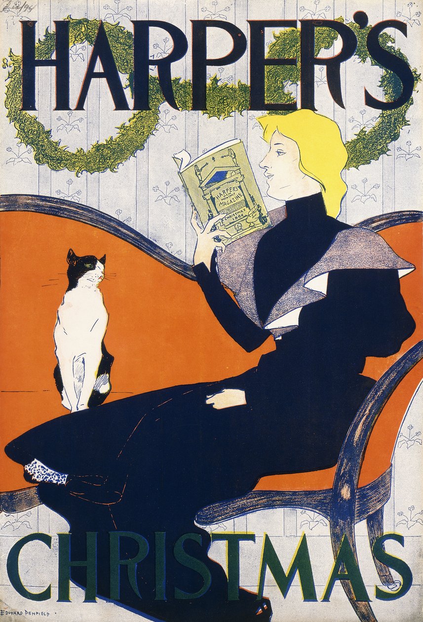 Natal de Harper, 1894 de Edward Penfield