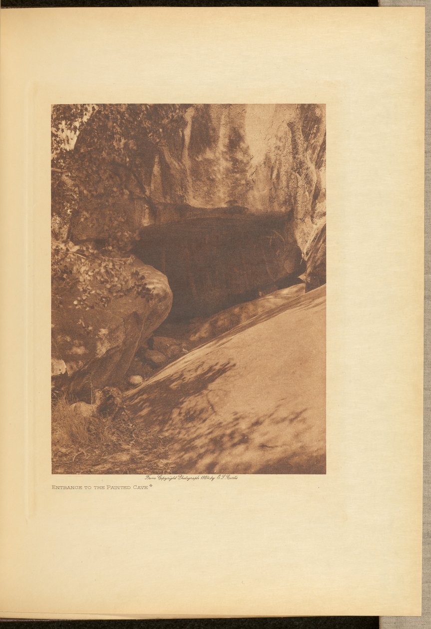 Entrada da Gruta Pintada de Edward S. Curtis