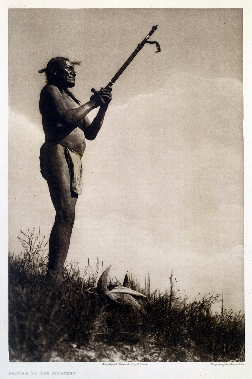 Índios da América: uma oração indígena de Edward Sheriff Curtis