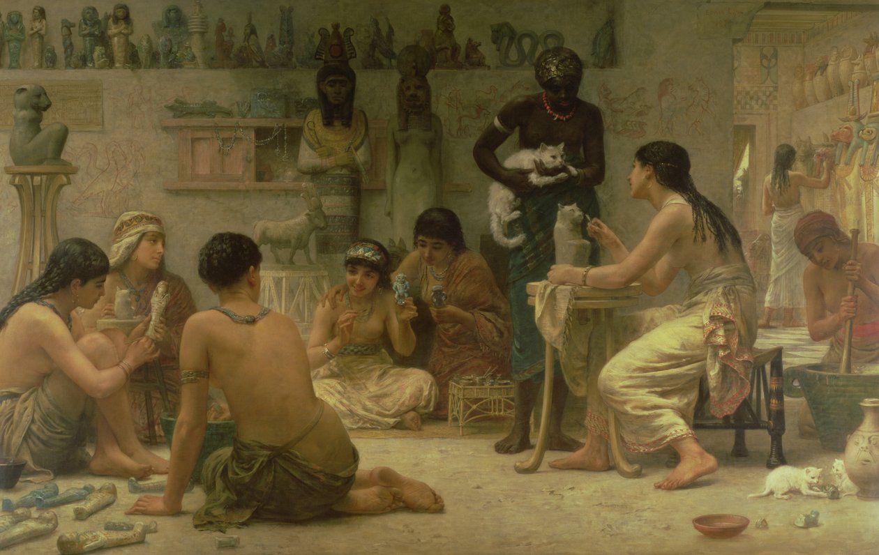 Os deuses e seus criadores, 1878 de Edwin Longsden Long