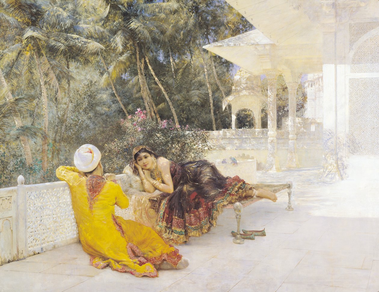 A princesa de Bengala, c.1889 de Edwin Lord Weeks