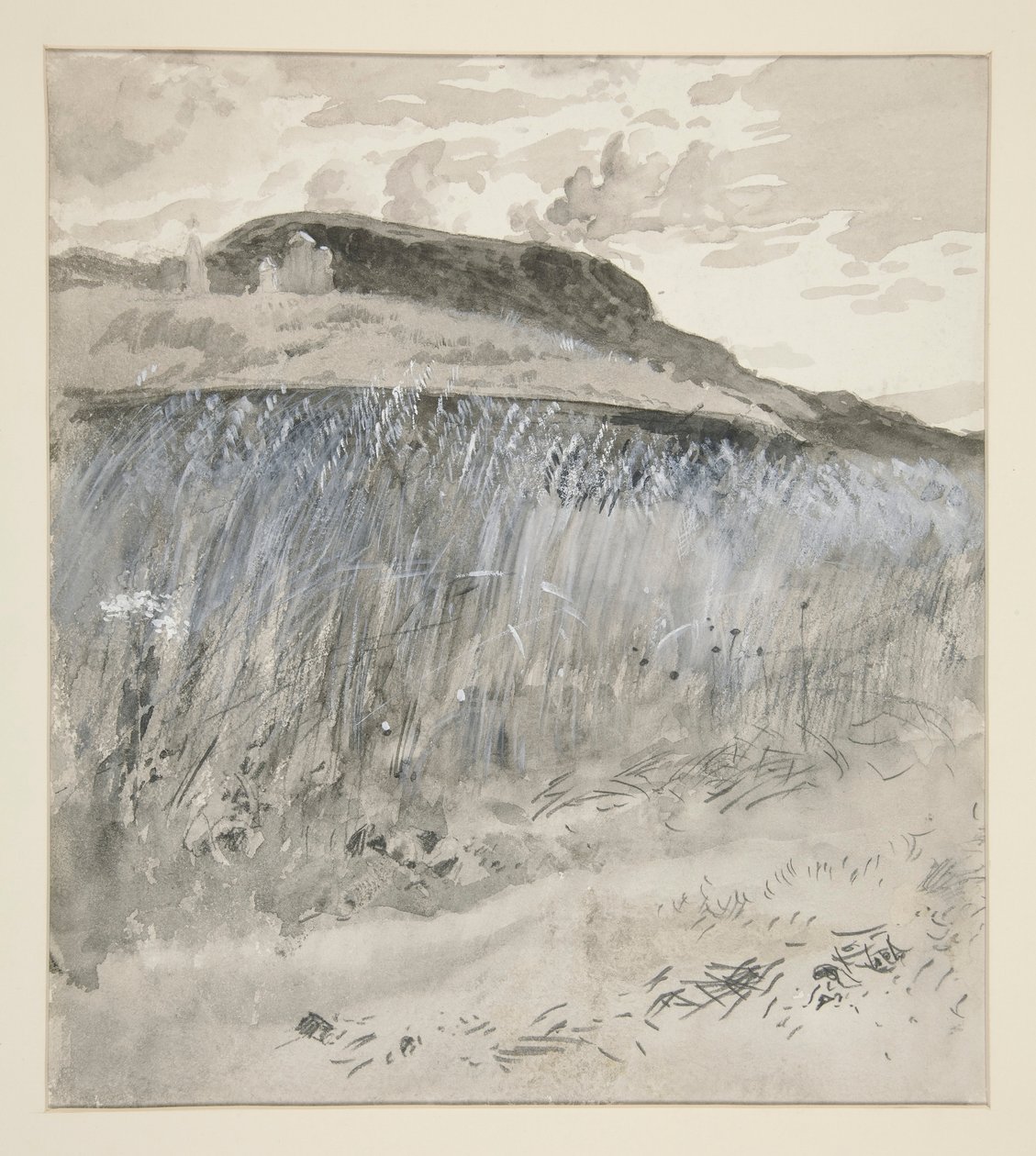 Paisagem - Campos de Edwin Austin Abbey