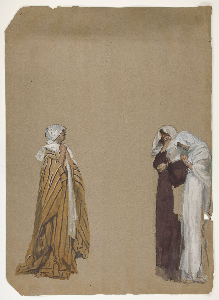 Estudar. Três números de Edwin Austin Abbey