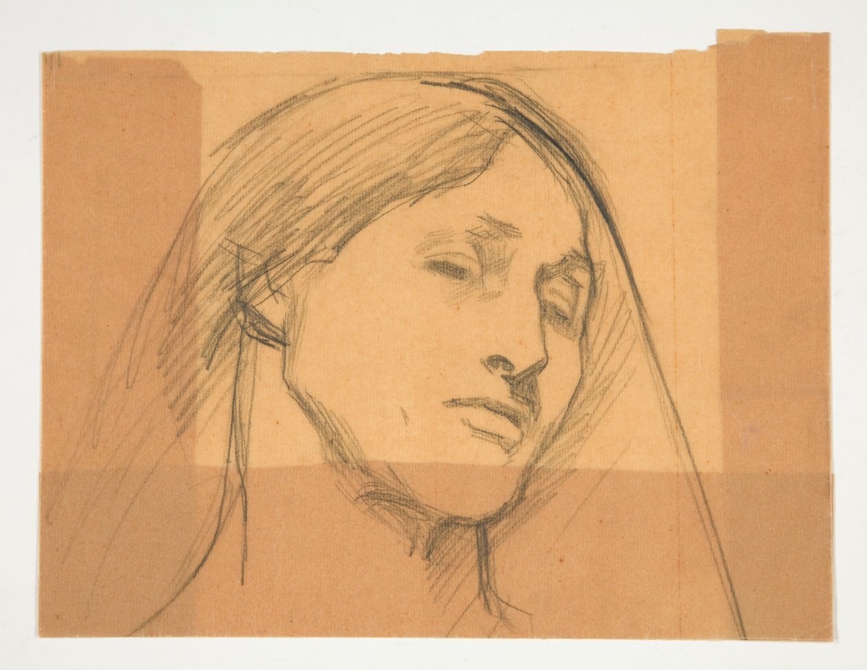 Estudo de uma mulher de Edwin Austin Abbey