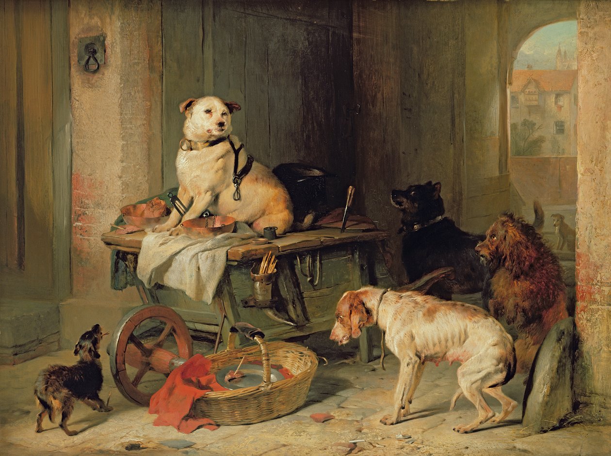 Um Jack no escritório, c.1833 de Edwin Landseer