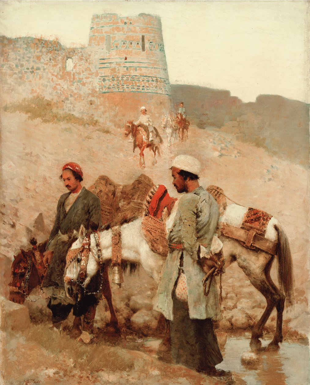 Viajando na Pérsia, 1895 de Edwin Lord Weeks