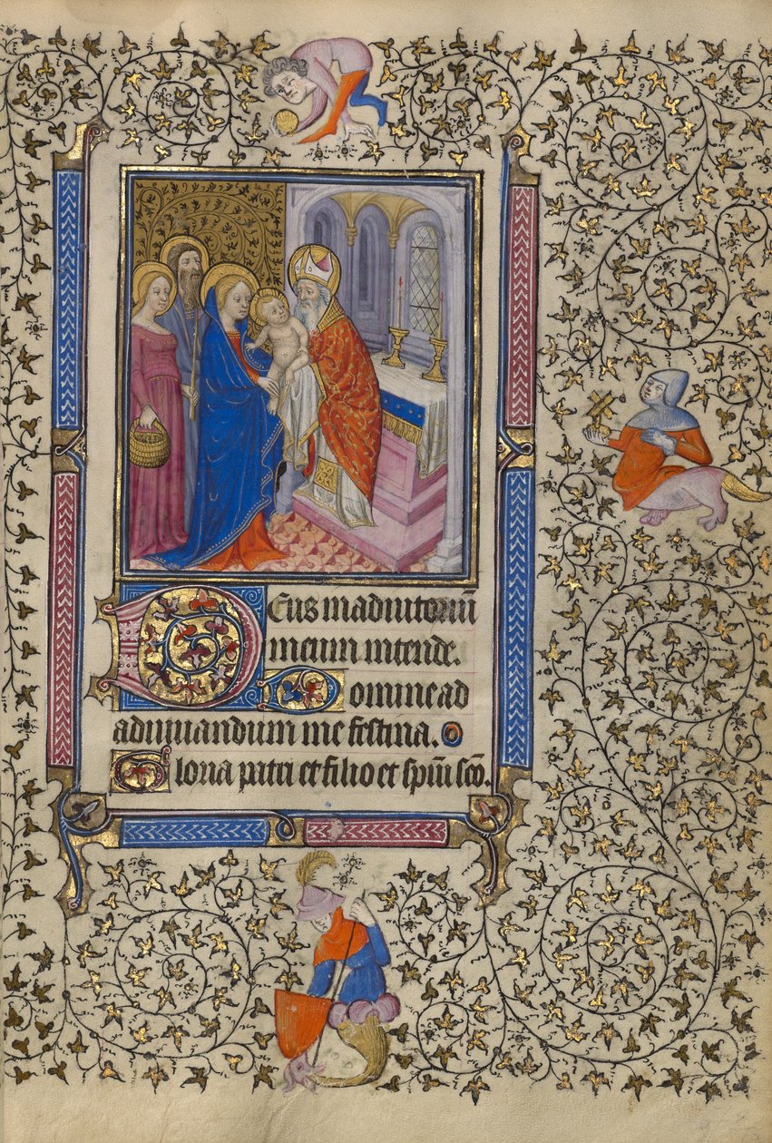 A apresentação no Templo de Egerton Master