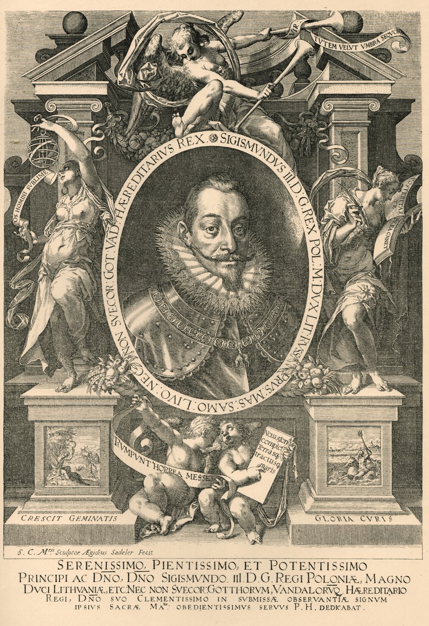 Sigismund; Zygmunt III Waza de Aegidius Sadeler or Saedeler