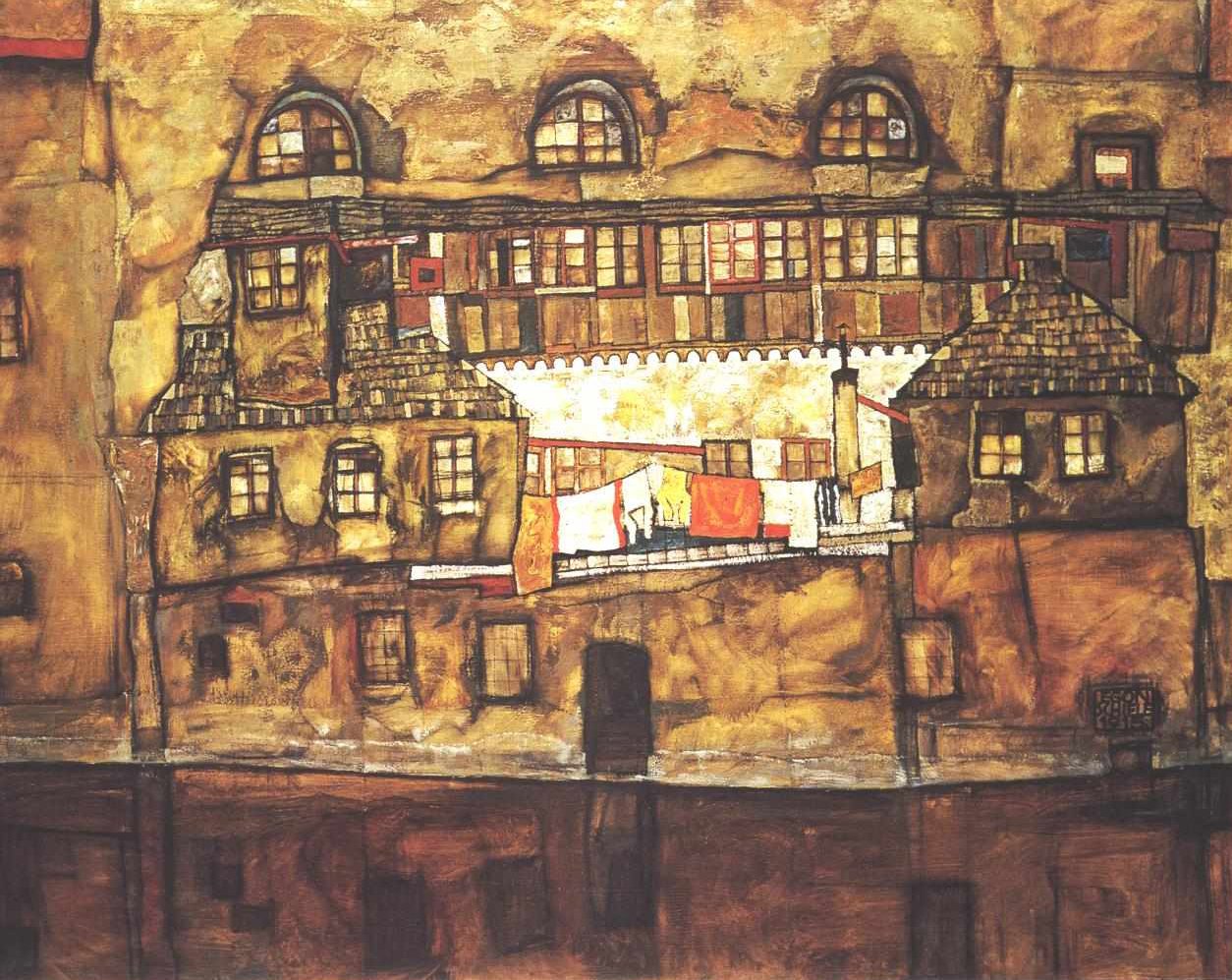 Casa no rio de Egon Schiele