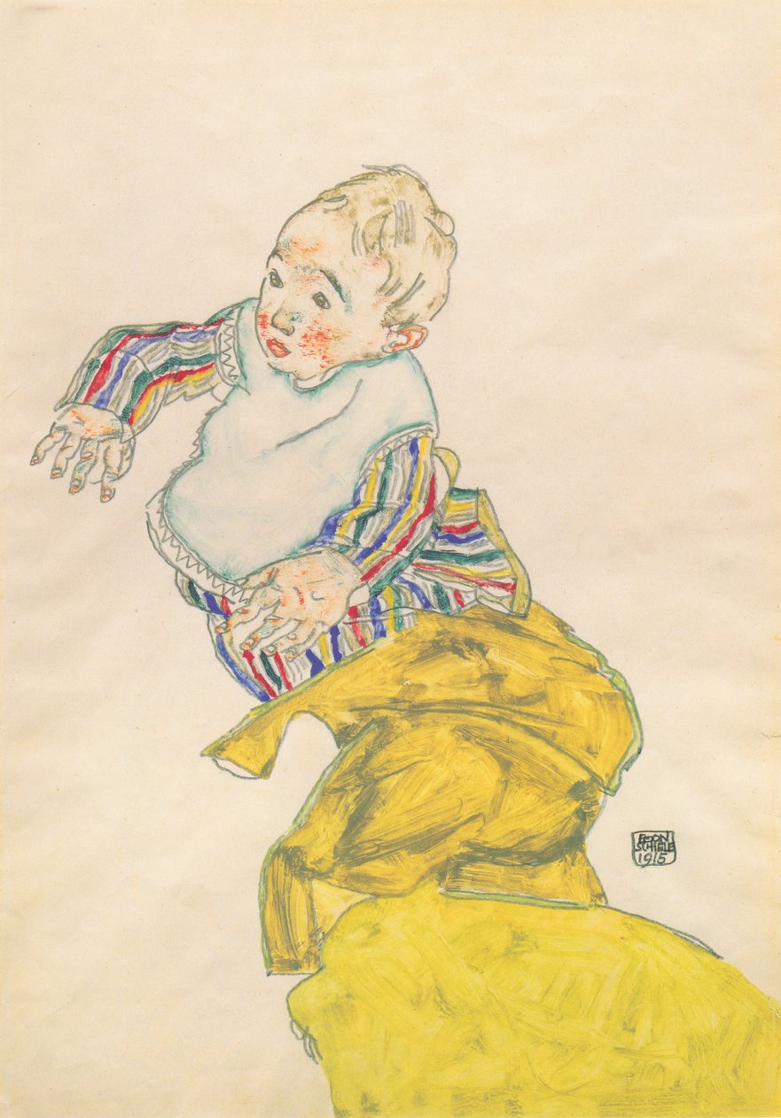 Sobrinho de Schiele, Anton Peschka de Egon Schiele