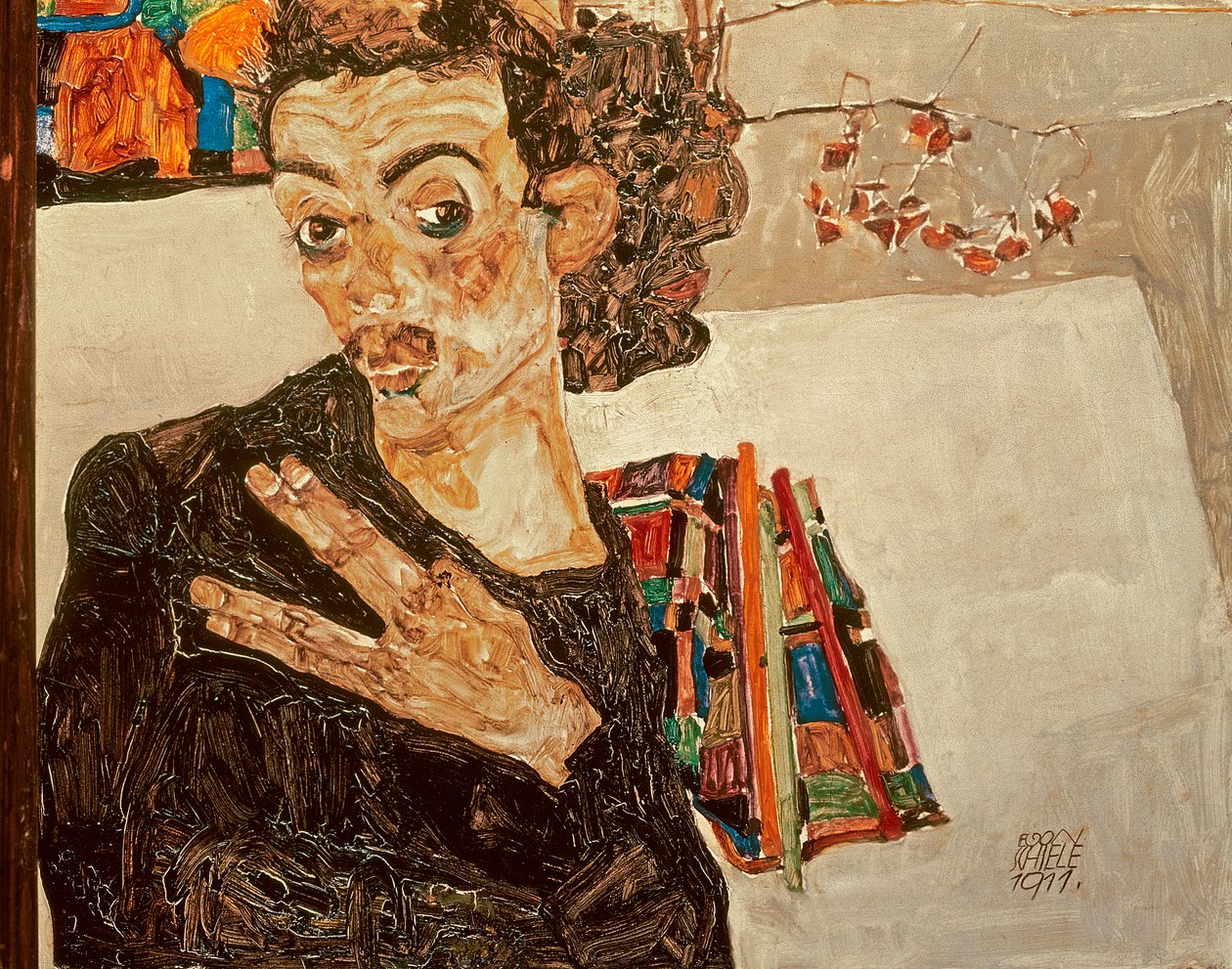 Auto-retrato, 1911 de Egon Schiele