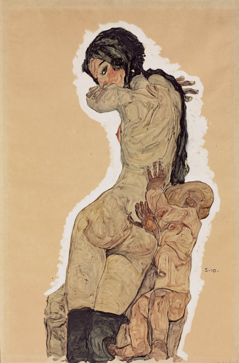 Mãe e Filho; Mãe e Filho de Egon Schiele
